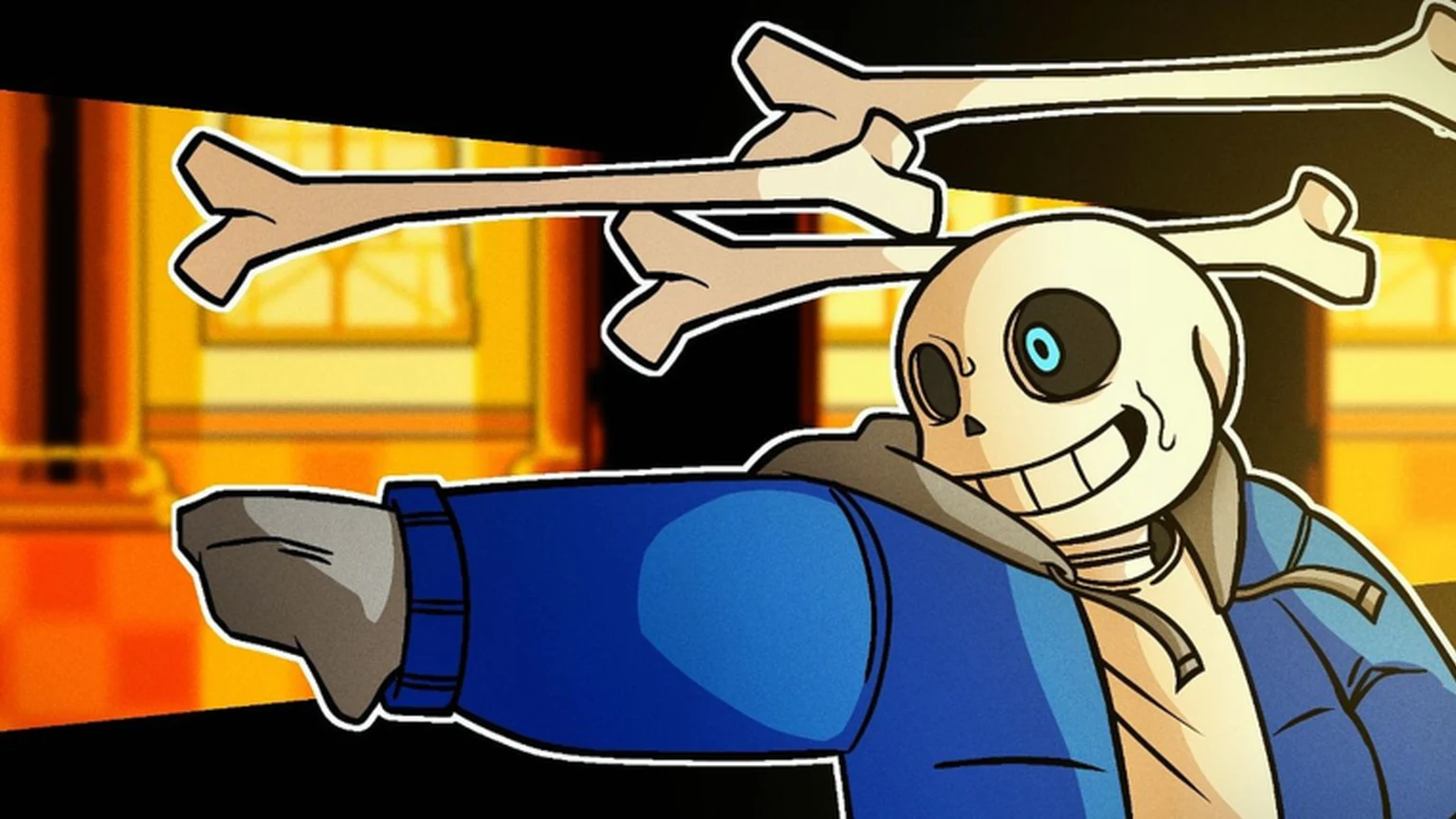 Official Souls Crossover X Sans artwork